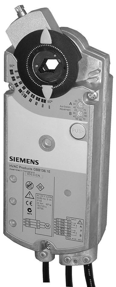 GBB161.1E - Siemens - Damper Motoru