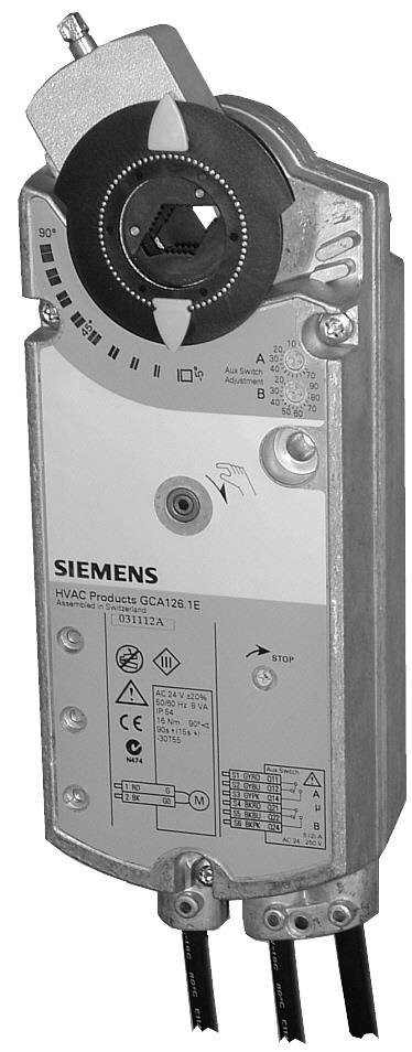 GCA164.1E - Siemens - Yay Geri Dönüşlü Damper Motoru