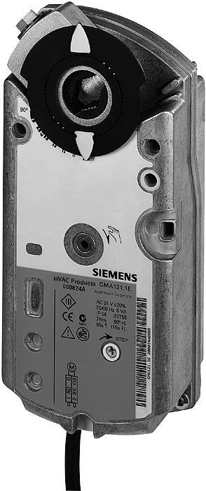 GMA126.1E - Siemens - Damper motoru (On-off) Açık kapalı kontaklı