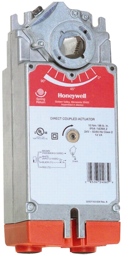 S10010-SW2 - Honeywell - Damper Motoru, 10Nm, Yüzer/Oransal, 24 V, 2 Yardımcı Kontak