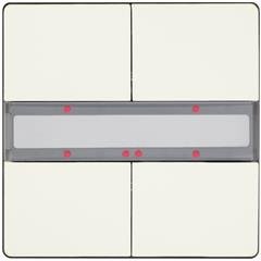 5WG1286-2DB13 - Siemens - Buton, ikili, durum LED'li, titanyum beyazı, DELTA stili