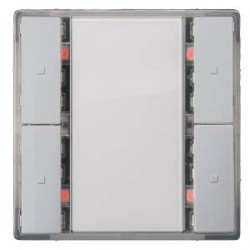 5WG1223-2DB13 - Siemens - UP223/13 Buton, üçlü, durum LED'li, titanyum beyazı, i-sistem
