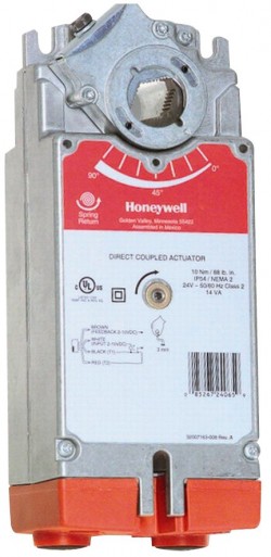 S10010-SW2 - Honeywell - Damper Motoru, 10Nm, Yüzer/Oransal, 24 V, 2 Yardımcı Kontak